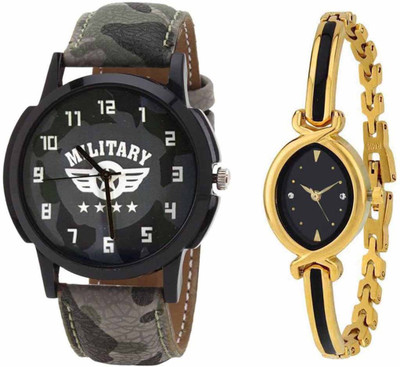

SPLAZOS Combo Presenting the Leather Strap And Formal Design For Men And Women-98 Watch - For Boys & Girls