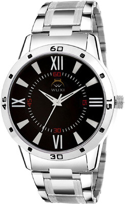 

Wuxi S-901 Black Dial Stainless Steel Strap Men Watch - For Boys