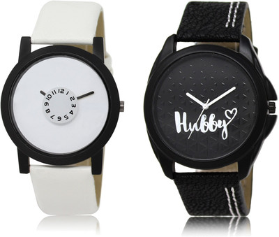 

Frolik 26-31 Stylist Design Formal Collection Set Of 2 White And Black Color Men And Kids Watch - For Boys