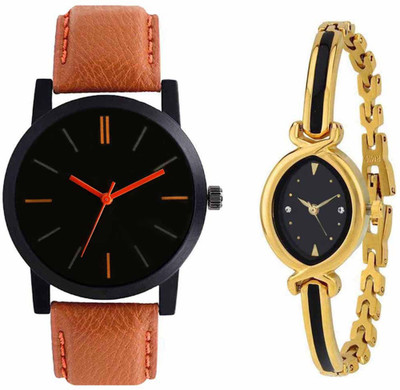 

SPLAZOS Combo Presenting the Leather Strap And Formal Design For Men And Women-41 Watch - For Boys & Girls