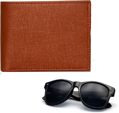 

Peacock Mundkar Wallet, Wayfarer Combo(Tan, Black)