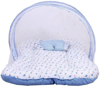 

RBC RIYA R 8494 baby mosquito net bed foldable(Fabric, Blue)
