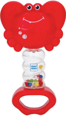 

MeeMee Cheerful Rattle Toy (Red) Rattle(Red)