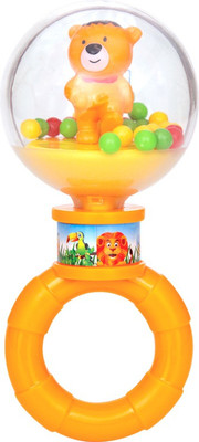 

MeeMee Cheerful Rattle Toy (Orange) Rattle(Orange)