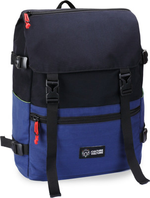 

CULTURE VULTURE Cordura Daypack Waterproof Daypack(Dark Blue, Black, 20 L)