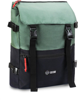 

CULTURE VULTURE Cordura Daypack (Nursery/Play School) Waterproof Daypack(Light Green, Black, 20 L)