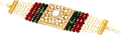 

Bewysh Alloy Gold-plated Bracelet, Multicolor