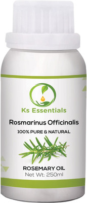 

Ks Essentials Rosemary Essential Oil ( Rosmarinus Officinalis ) 100% Pure Natural & Undiluted (250ml)(250 ml)