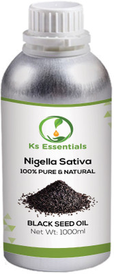 

Ks Essentials 100% Pure Black Seed Oil (Nigella Sativa) Carrier Oil (1000ml)(1000 ml)