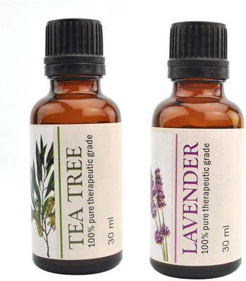 

karmakara 100% pure Therapeutic Grade undiluted essential oils in 30 ml Bottles-Tea Tree Lavender essential oil Hair grow & skin care(30 ml)