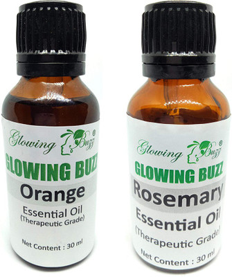 

Glowing Buzz Combo of orange essential oil and rosemary essential oil(60 ml)