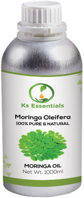 

Ks Essentials Moringa Carrier Oil (Moringa Oleifera) 100% Pure Natural & Undiluted (1000ml)(1000 ml)
