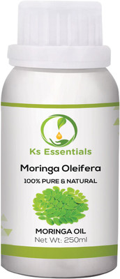 

Ks Essentials Moringa Carrier Oil (Moringa Oleifera) 100% Pure Natural & Undiluted (250ml)(250 ml)