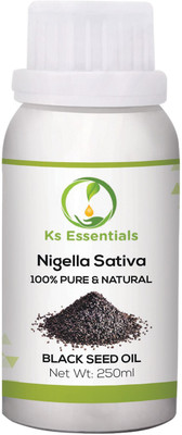 

Ks Essentials 100% Pure Black Seed Oil (Nigella Sativa) Carrier Oil (250ml)(250 ml)