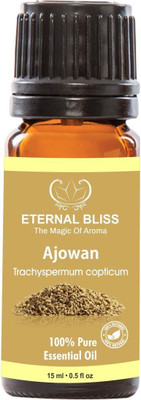 

Eternal Bliss Ajwain Oil (Trachyspermum copticum) 100% Pure & Natural / Therapeutic Grade Aromatic Oil, uncut Essential Oil (15ML)(15 ml)
