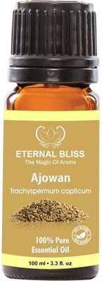 

Eternal Bliss Ajowan Essential Oil, 100% Pure, & Undiluted (100ML)(100 ml)