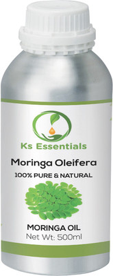 

Ks Essentials Moringa Carrier Oil (Moringa Oleifera) 100% Pure Natural & Undiluted (500ml)(500 ml)