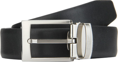 

Park Avenue Men Formal Black Genuine Leather Belt, White