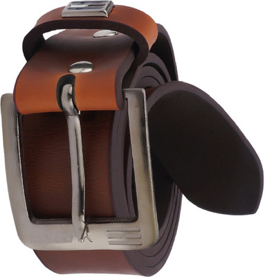 

FERRET Men Formal Tan Artificial Leather Belt