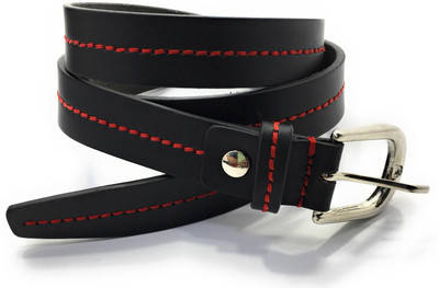 

FICUSTER Women Casual Black Genuine Leather Belt