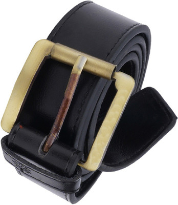 

FERRET Men Formal Black Artificial Leather Belt
