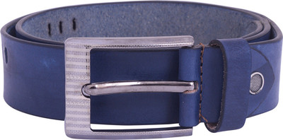 

Jay Ambay Traders Men & Women Casual, Party, Formal, Evening Blue Genuine Leather Reversible Belt