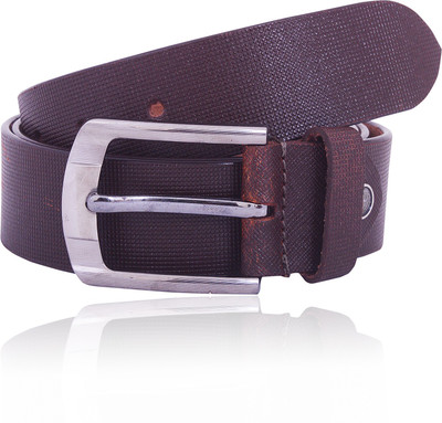 

Earnam Men Formal Brown Genuine Leather Belt