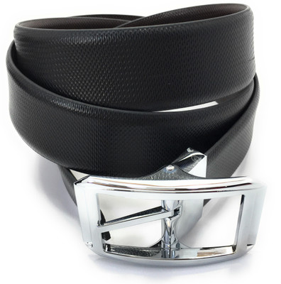 

FICUSTER Men Formal Black Genuine Leather Belt