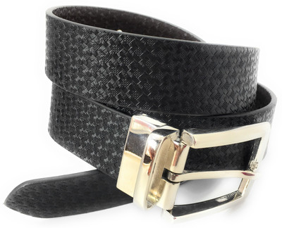 

FICUSTER Men Casual Black Genuine Leather Reversible Belt