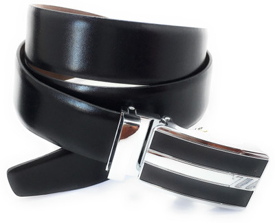 

FICUSTER Men Casual Black Genuine Leather Reversible Belt