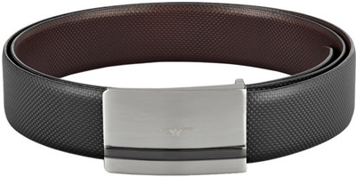 

Park Avenue Men Casual Black Genuine Leather Belt, Multicoloured