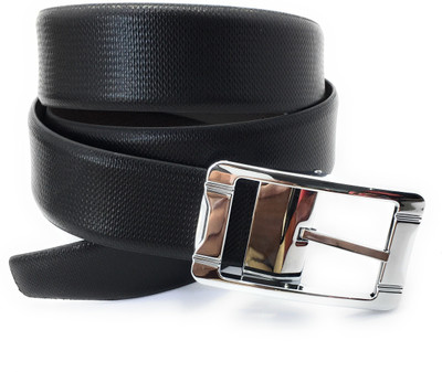 

FICUSTER Men Casual Black Genuine Leather Reversible Belt, Brown