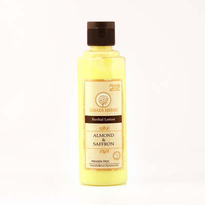 

KHADI HERBS Almond & Saffron Body Lotion(210 ml)