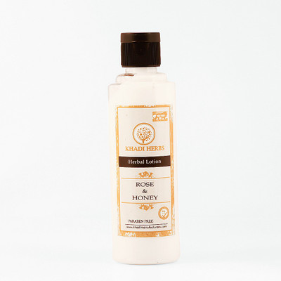 

KHADI HERBS Rose & Honey Herbal Body Lotion(210 ml)
