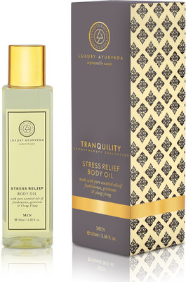 

Luxury Ayurveda Stress Relief Body Serum-MEN (Tranquility Series)(100 ml)