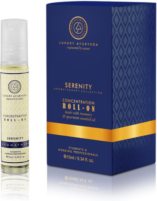 

Luxury Ayurveda Concentration Roll-On (Serenity Series)(10 ml)