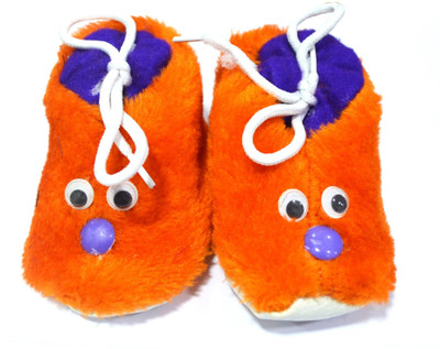

Pin to Pen Booties(Toe to Heel Length - 13 cm Orange)
