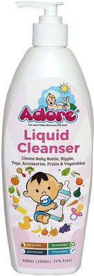 

Adore Bottle, Nipple & Vegetable Liquid Cleaner 400ml(White)
