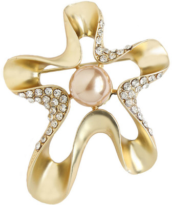 

UNIK CARAT Golden Flower Brooch Brooch(Gold)