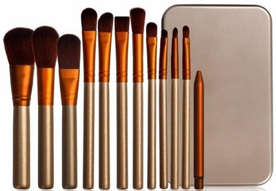 

B W ALL BLACK Naked 3 Makeup Brush Set (Pack of 12)(Pack of 12)