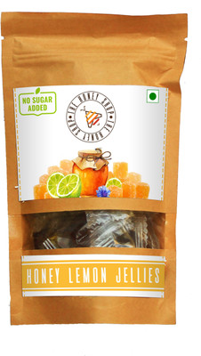 

THE HONEY SHOP Honey Lemon Jelly (Real Fruit, 100% Pure, Honey Healthy Sweet, No Added Sugar) Lemon Jelly Candy