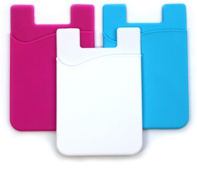 

GoArtea 3 Card Holder(Set of 3, Blue, White, Pink)