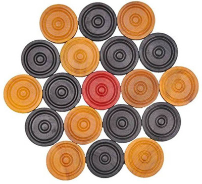 

RSSSTORE CARROM COINS Carrom Pawns(Pack of 19)