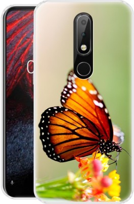 Fashionury Back Cover for Nokia 6.1 Plus(Multicolor, Grip Case, Silicon, Pack of: 1)