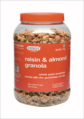 

Express Raisin & Almond Granola 1Kg(1 kg, Plastic Bottle)