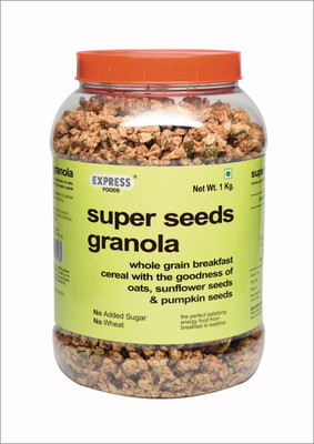 

Express Super Seeds Granola 1Kg(1 kg, Plastic Bottle)