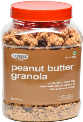 Express Peanut Butter Granola 500g(500 g, Plastic Bottle)