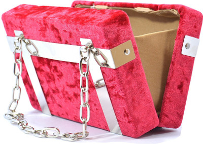 

Coral Tree Casual, Formal, Party Red Clutch