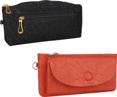 

Fillincart Casual, Formal, Party Tan, Black Clutch, Black;tan