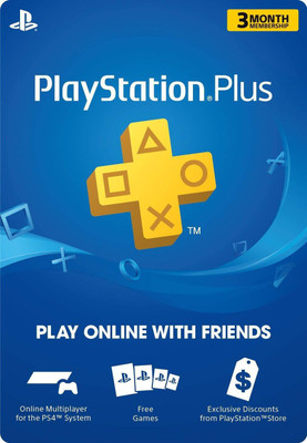 

Sony PlayStation Plus: 3 Month Membership (US PSN)(Code in the Box - for PS4, PS3 & PS Vita)